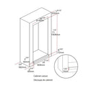 FORNO Gallipoli 36" French Door Refrigerator 19 cu.ft with Built-in Style Grille Trim Kit - FFRBI1820-40SG