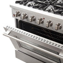 Forno 36" Galiano Gas Range with 6 Burners and Convection Oven