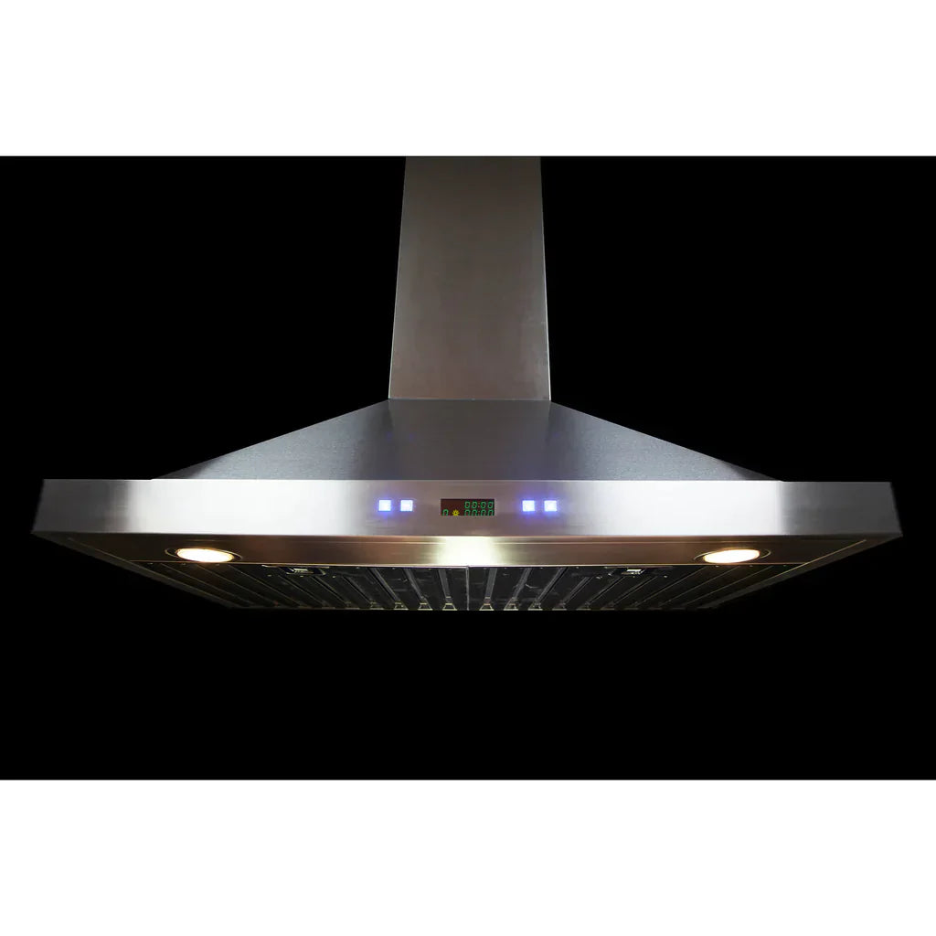 Forno 36" Siena Wall Mount Range Hood in Stainless Steel with 450 CFM Motor - FRHWM5084-36
