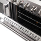 Forno 48-Inch Galiano Gas Range with 8 Gas Burners, 107,000 BTUs, & French Door Gas Oven in Stainless Steel FFSGS6444-48