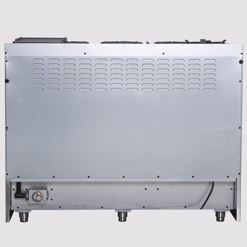 Forno 48-Inch Galiano Gas Range with 8 Gas Burners, 107,000 BTUs, & French Door Gas Oven in Stainless Steel FFSGS6444-48