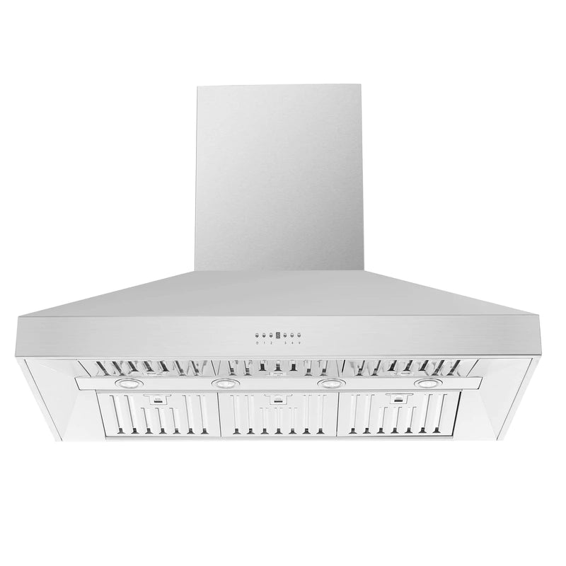 Forno 48-Inch Wall Mount Range Hood in Stainless Steel