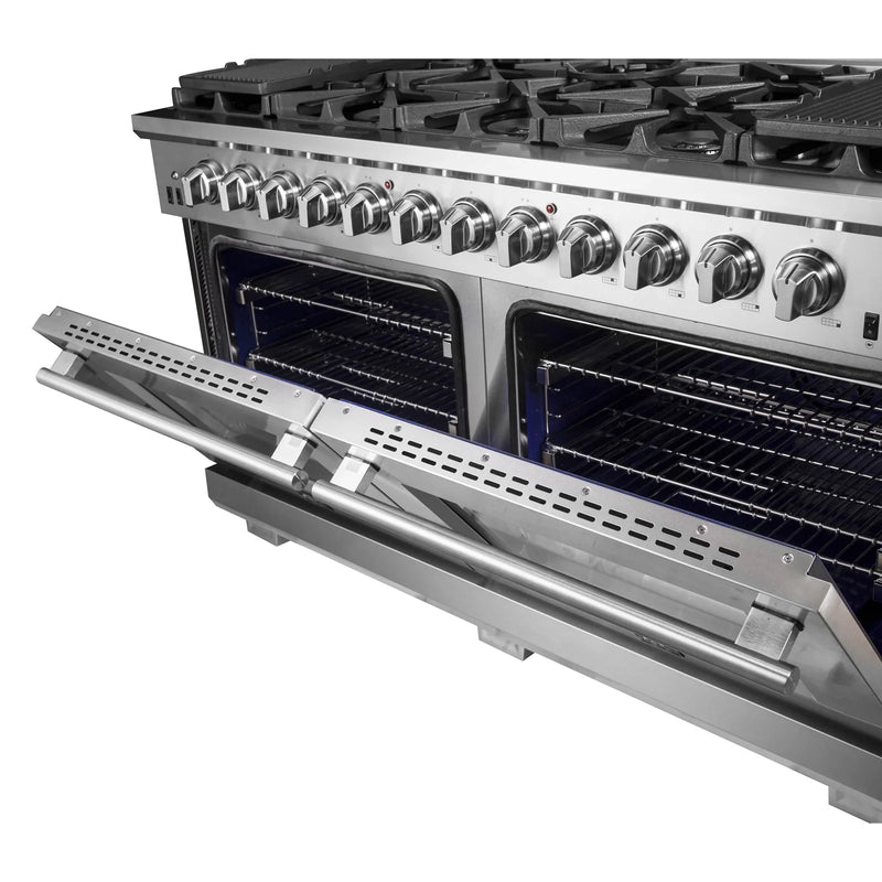 Forno 60-Inch Gas Range with 10 Burners and 200,000 BTUs