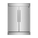 FORNO 60-Inch Maderno 2-Piece Convertible Built-In Refrigerator/Freezer with Decorative Grill Trim, 27.2 cu.ft. - FFFFD1722-60S