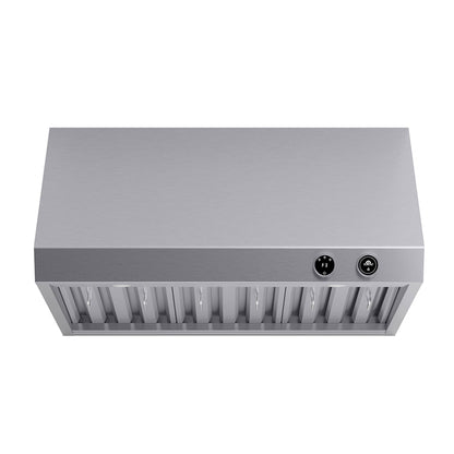 FORNO Biagio 36'' 600 CFM Wall Mount Range Hood in Stainless Steel, FRHWM5009-36