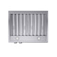 FORNO Biagio 30'' 600 CFM Wall Mount Range Hood in Stainless Steel, FRHWM5009-30