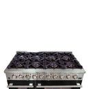 FORNO Fratta - Platinum Professional 48" Freestanding Dual Fuel Electric 240V Colored Door Oven Range FFSGS6187-48