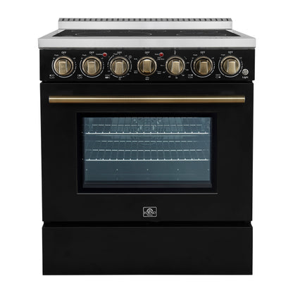 Forno Espresso 30" 4.38 cu. ft. Freestanding Electric Range in Stainless Steel, FFSEL6011-30