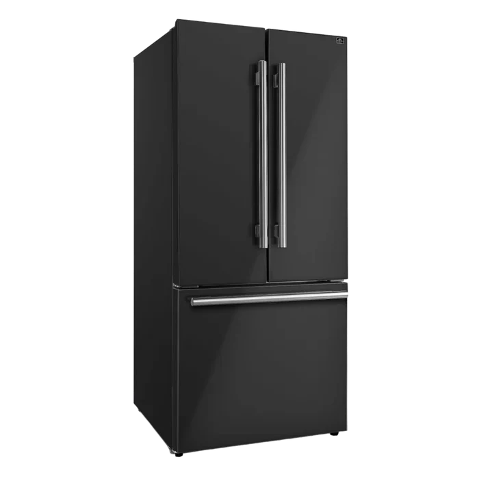 FORNO Espresso Gallipoli 30-inch 17.5 cu. ft. French Door Refrigerator with Ice Maker 