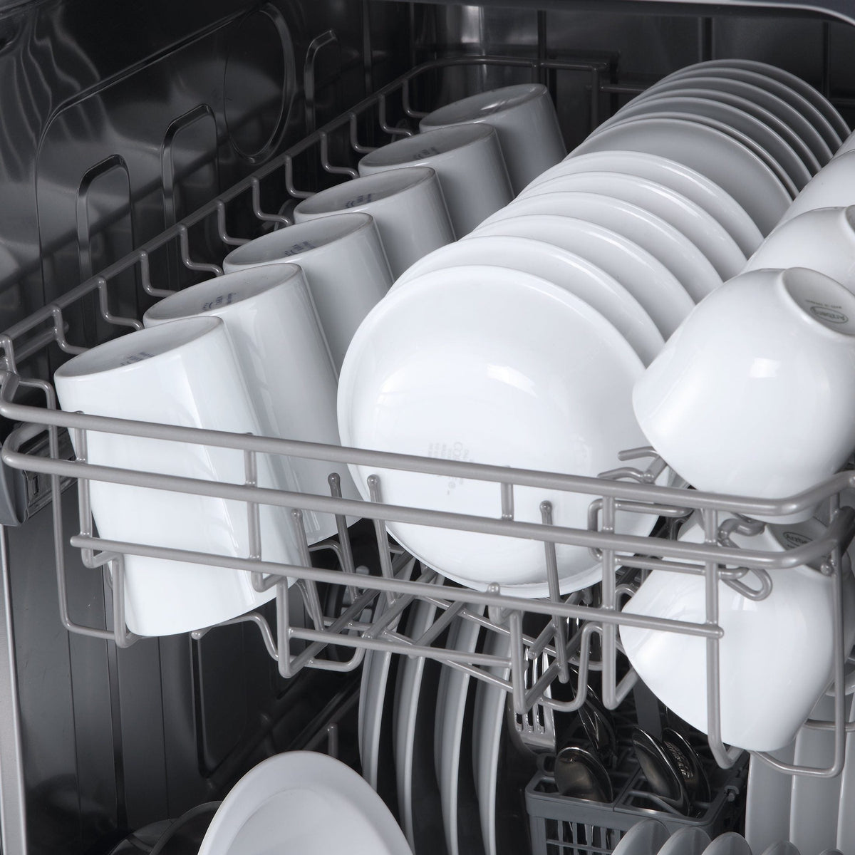FORNO Espresso Polo 18" Built-in Dishwasher in White, FDWBI8041-18WHT