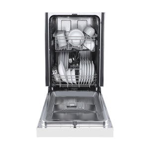 FORNO Espresso Polo 18" Built-in Dishwasher in White, FDWBI8041-18WHT