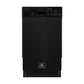 FORNO Espresso Polo 18" Built-in Dishwasher in Black, FDWBI8041-18BLK