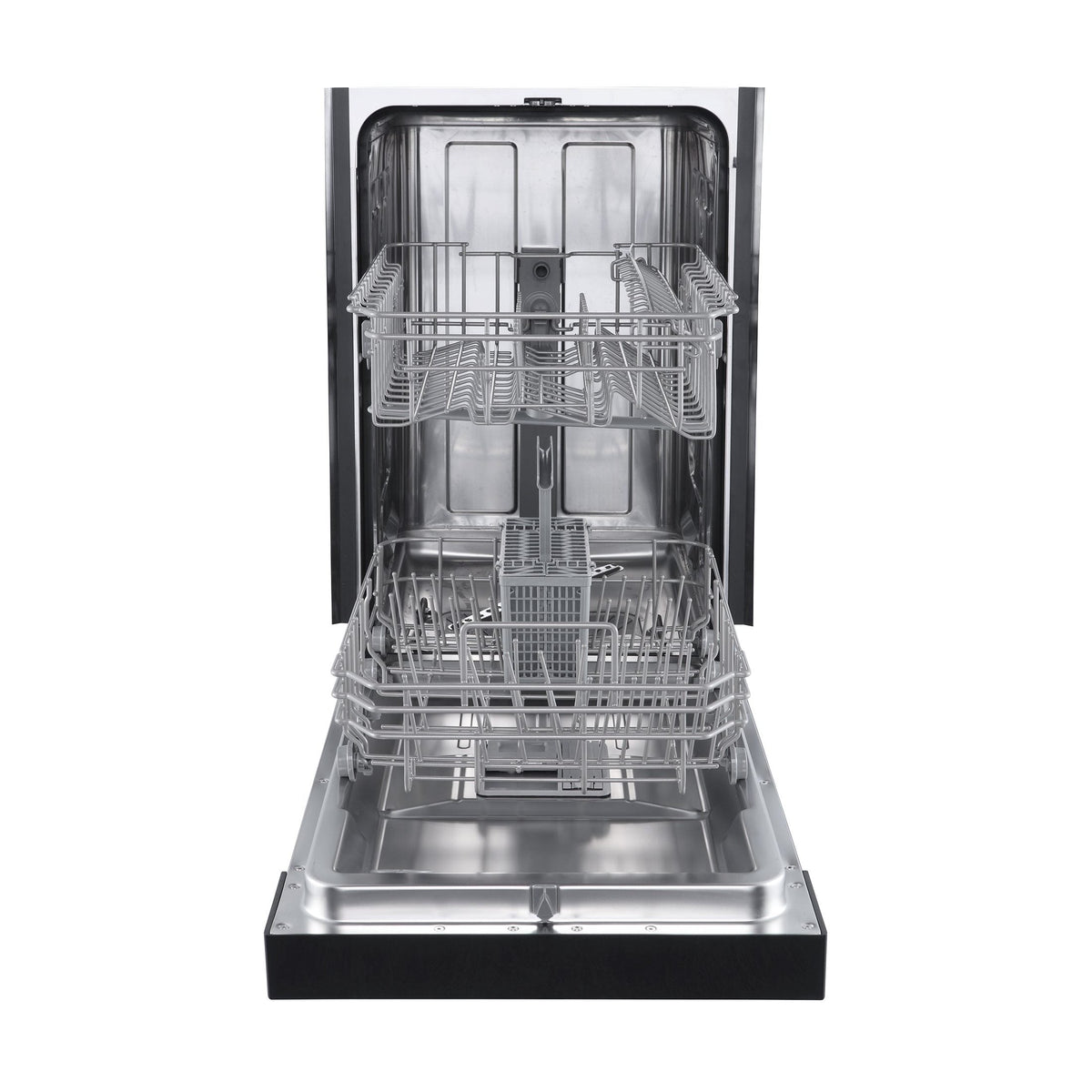 FORNO Espresso Polo 18" Built-in Dishwasher in Black, FDWBI8041-18BLK