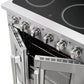 FORNO Galiano 30-Inch French Door Electric Range with Convection Oven in Stainless Steel - FFSEL6917-30