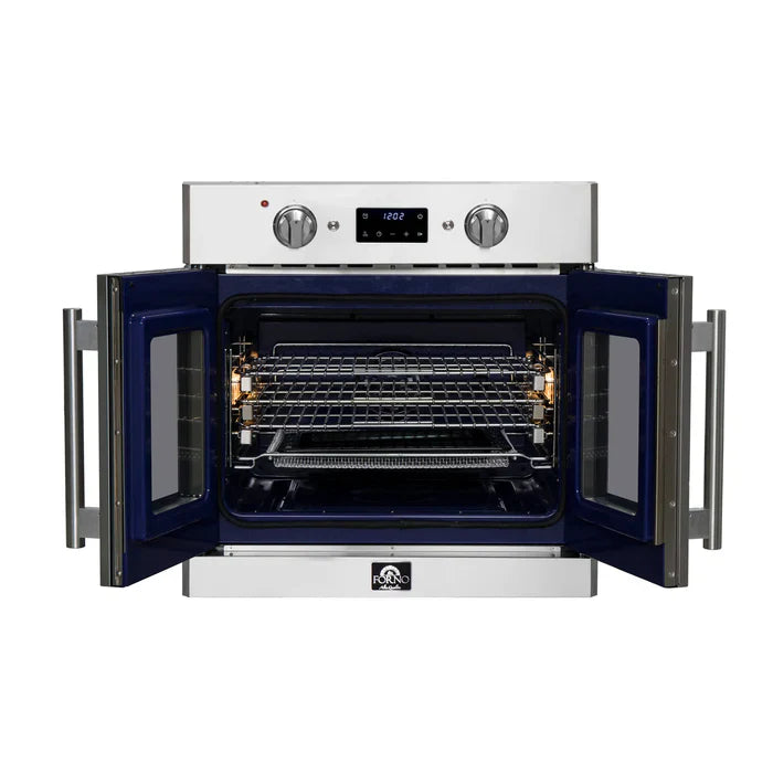 Forno Gallico 30-Inch Electric French Door Wall Oven 