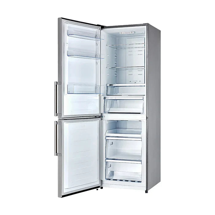 Forno Guardia 23.4-Inch 10.8 cu.ft. Bottom Freezer Left Swing Door Refrigerator in Stainless Steel