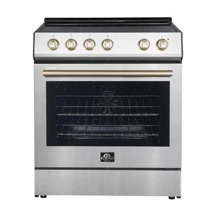 Forno Leonardo Espresso 30-Inch Electric Range with 5.0 cu. Ft. Electric Oven