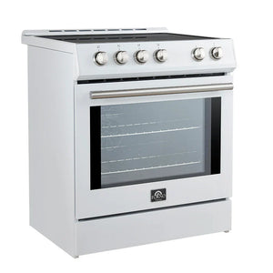 FORNO Leonardo Espresso 30" Slide-In Electric Induction in Stainless-Steel - FFSIN0982-30