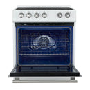 FORNO Leonardo Espresso 30" Slide-In Electric Induction in Stainless-Steel - FFSIN0982-30
