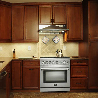 Forno Breno 30" Freestanding Gas Range with Convection Oven- FFSGS6275-30