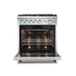 Forno Lseo 30" Freestanding Gas Range with Convection Oven