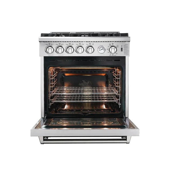 Forno Lseo 30" Freestanding Gas Range with Convection Oven