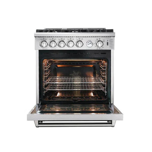 Forno Lseo 30" Freestanding Gas Range with Convection Oven