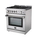 Forno Lseo 30" Freestanding Gas Range with Convection Oven