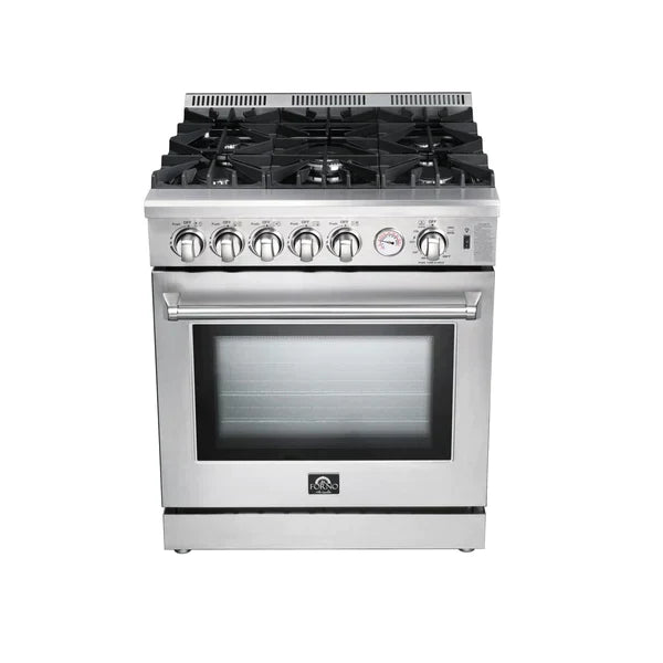 Forno Lseo 30" Freestanding Gas Range with Convection Oven