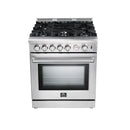 Forno Lseo 30" Freestanding Gas Range with Convection Oven