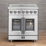 FORNO Massimo 30" Freestanding French Door Electric Range - FFSEL6955-30