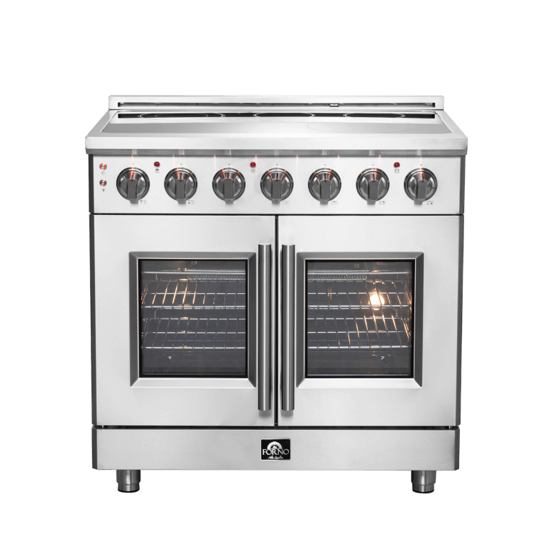 FORNO Massimo 36" Freestanding French Door Electric Range - FFSEL6955-36