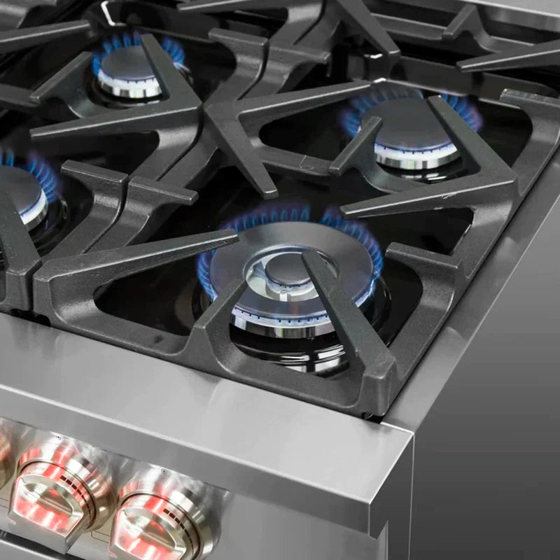 FORNO Massimo 60-Inch Freestanding Dual Fuel Range in Stainless Steel - FFSGS6125-60