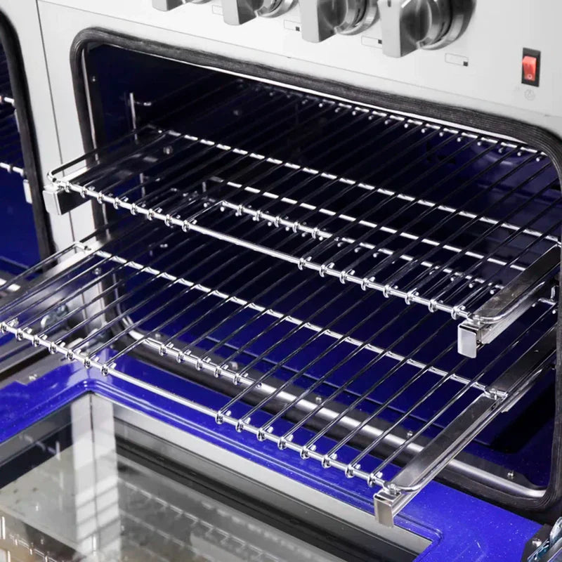 FORNO Massimo 60-Inch Freestanding Dual Fuel Range in Stainless Steel - FFSGS6125-60