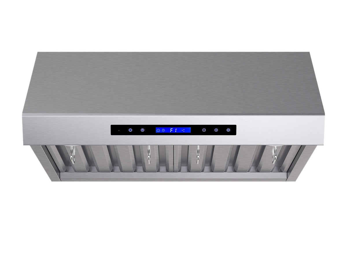 FORNO Palazzo 30'' 500 CFM Wall Mount Range Hood in Stainless Steel, FRHWM5030-30