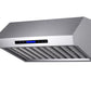 FORNO Palazzo 30'' 500 CFM Wall Mount Range Hood in Stainless Steel, FRHWM5030-30