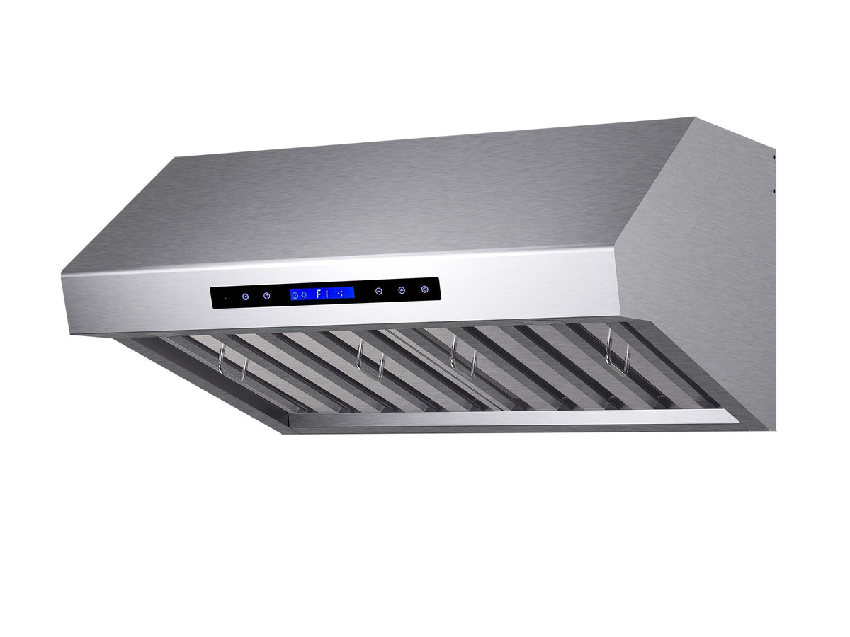 FORNO Palazzo 30'' 500 CFM Wall Mount Range Hood in Stainless Steel, FRHWM5030-30
