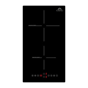 FORNO Parco 12-Inch Induction Cooktop, 2 Zones, 9 Power Levels & Booster Function - FCTIN0583-12