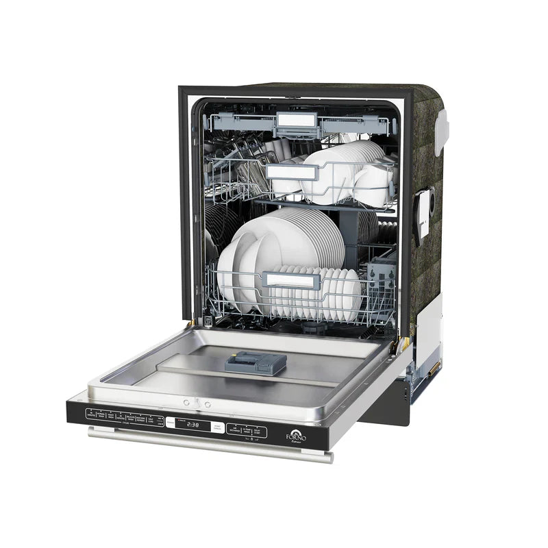Forno Romano 24-Inch Built-In Dishwasher in Stainless Steel - FDWBI8035-24