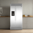The FORNO Salerno 40" Refrigerator in Stainless steel