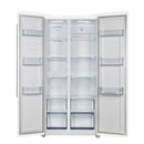 Forno Salerno Espresso 33-inch Side-by-Side 15.6 Cu.Ft. Refrigerator with Brass Handle - FFRBI1805-33BLK