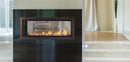 Monessen Artisan 48-inch double-sided vent-free linear fireplace in floor-to-ceiling column