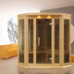 Golden Designs Maxxus Low EMF FAR Infrared Sauna Canadian Hemlock - MX-K356-01 - PrimeFair