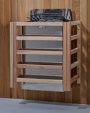 GOLDEN DESIGNS "CARINTHIA" 3 PERSON HYBRID OUTDOOR STEAM SAUNA - CANADIAN HEMLOCK GDI-8123-01