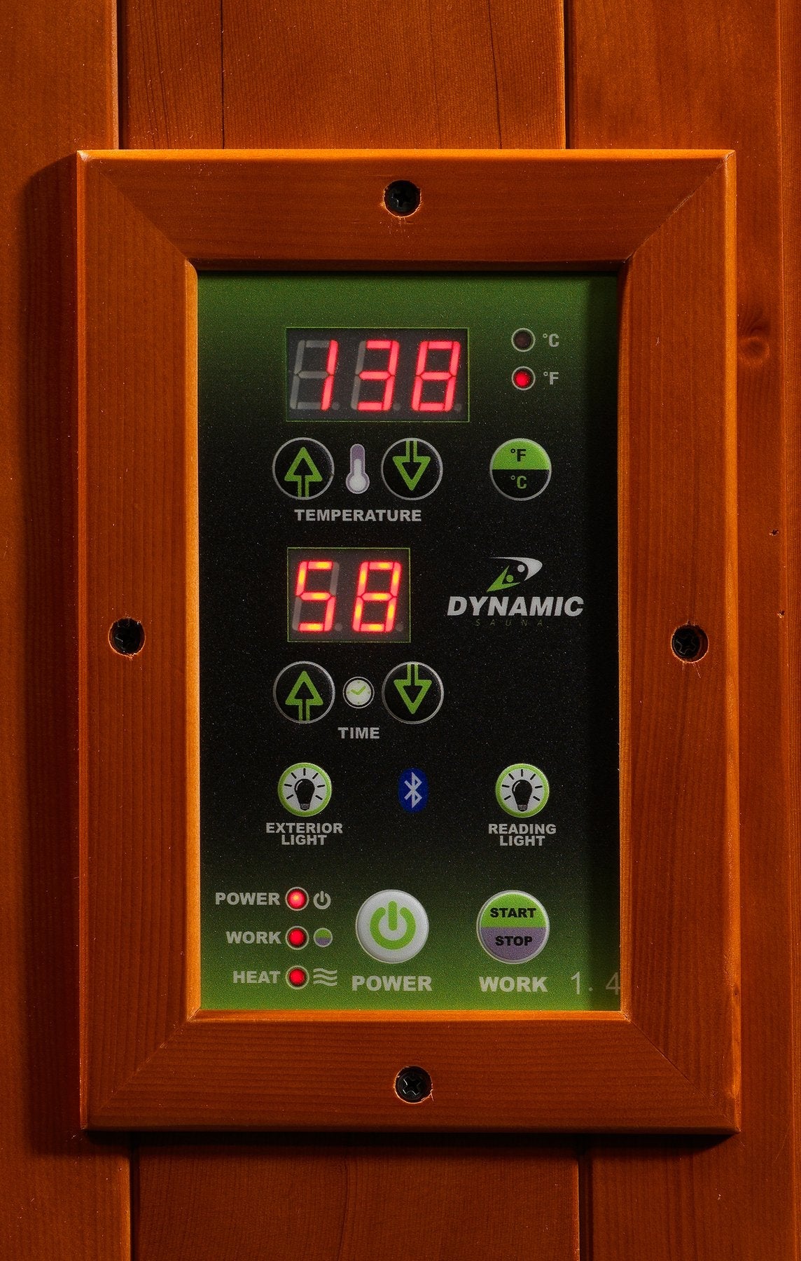 Golden Designs Dynamic 2-Person Corner Low EMF Far Infrared Sauna Heming Edition - DYN-6225-02
