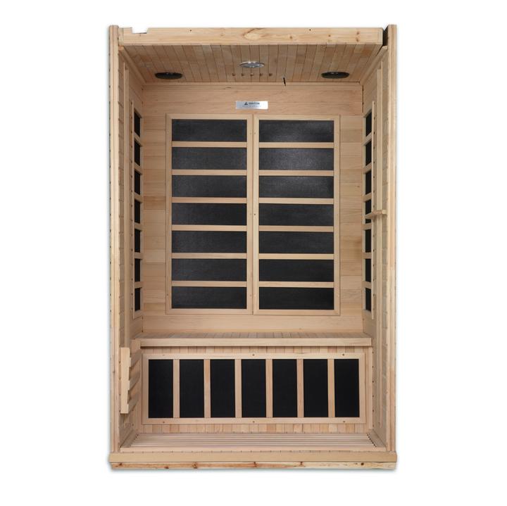 Golden Designs Dynamic 2-Person Low EMF Far Infrared Sauna Venice Edition - DYN-6210-01