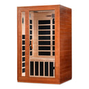 Golden Designs Dynamic Cordoba 2-person Low EMF FAR Infrared Sauna Canadian Hemlock - DYN-6203-01
