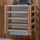 GOLDEN DESIGNS "GARGELLEN" 5 PERSON HYBRID OUTDOOR STEAM SAUNA - CANADIAN HEMLOCK GDI-8125-01