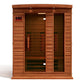Golden Designs Maxxus 3 Person Full Spectrum Infrared Carbon Canadian Red Cedar Sauna MX-M306-01-FS CED
