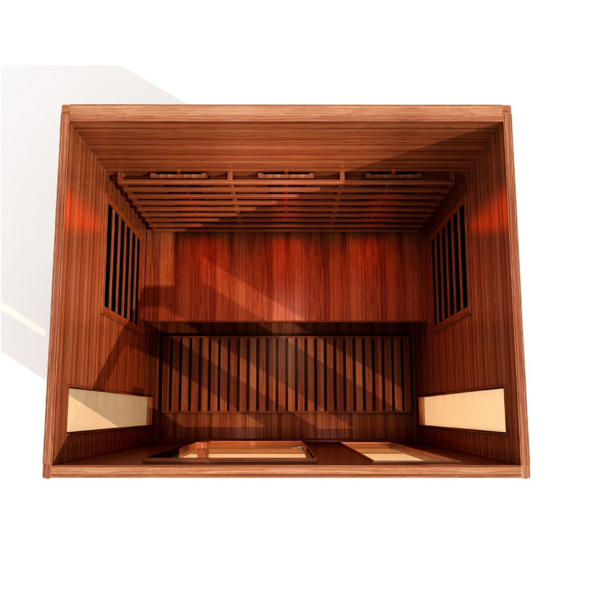 Golden Designs Maxxus 3 Person Full Spectrum Infrared Carbon Canadian Red Cedar Sauna MX-M306-01-FS CED